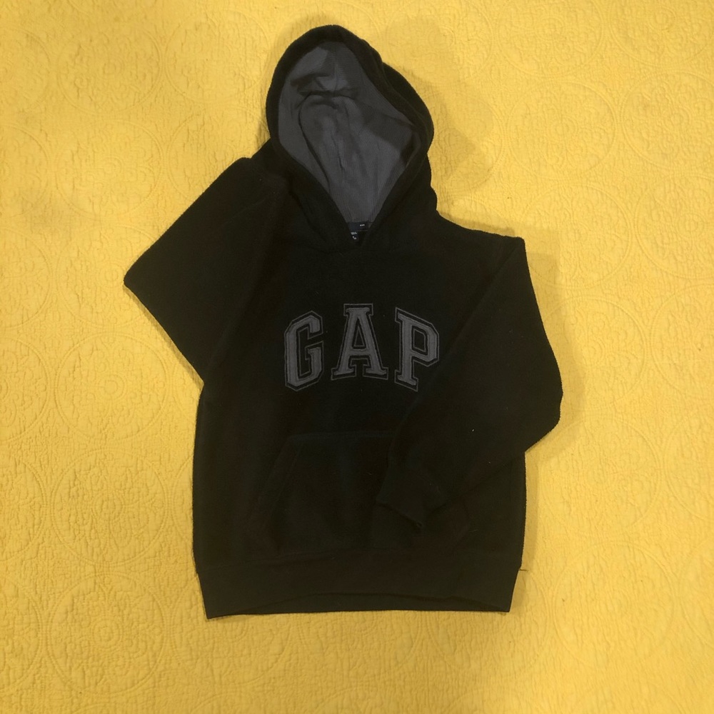 Black GapKids Fleece Hoodie (6/7)